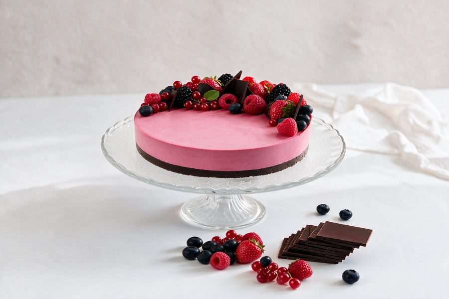 Waldfrucht-Joghurt-Torte