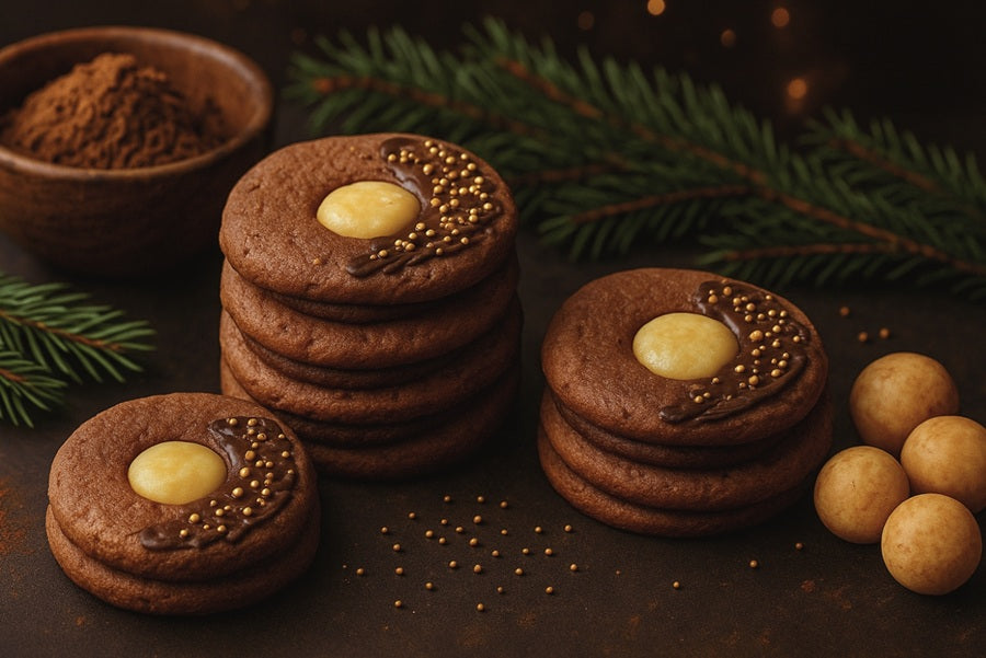 Schoko-Marzipan Plätzchen Rausch
