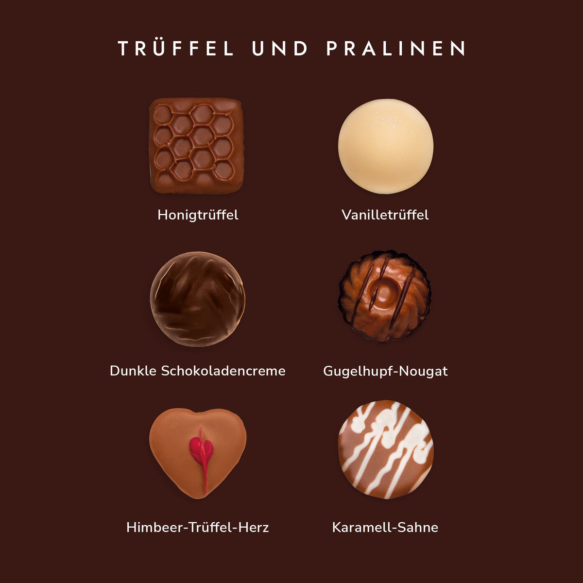 HERZ GESCHENKDOSE TRÜFFEL & PRALINEN | 11 St. Rausch